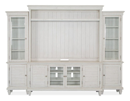 Henry & Mason  -  Coastal Birch Alabaster Entertainment Wall  - AFA01151 view 2
