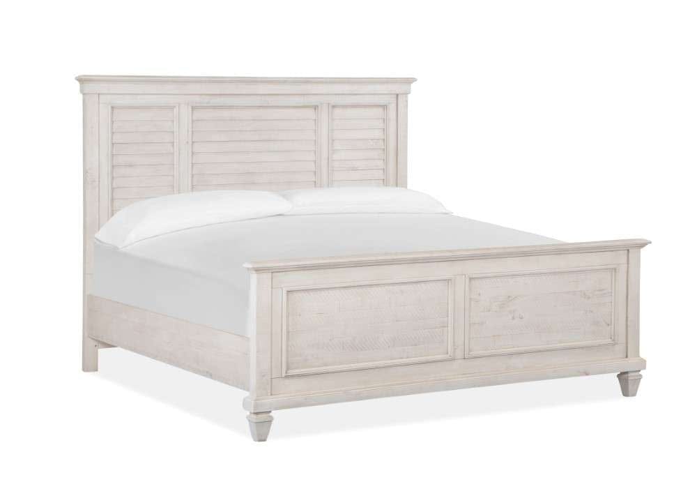 Henry & Mason - Coastal Birch Complete King Shutter Bed - AFA00439 view 1