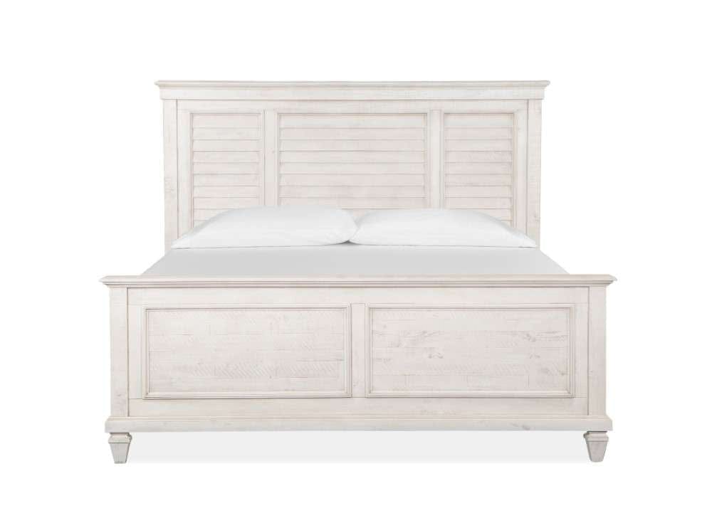 Henry & Mason - Coastal Birch Complete King Shutter Bed - AFA00439 view 4