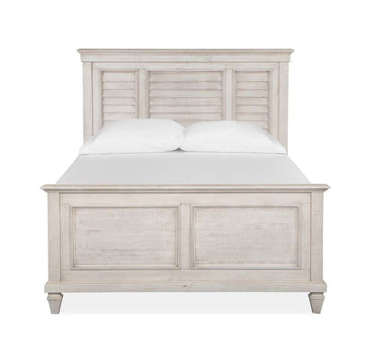 Henry & Mason - Coastal Birch Complete Queen Shutter Bed - AFA00441 view 4