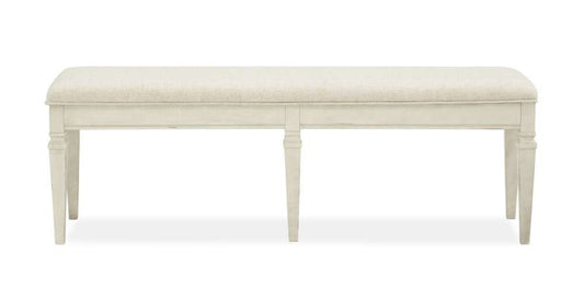 Henry & Mason - Coastal Birch Wood Bench w/Upholstered Seat - AFA00453 view 1