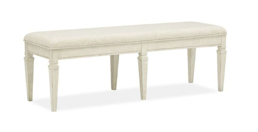 Henry & Mason - Coastal Birch Wood Bench w/Upholstered Seat - AFA00453 view 2