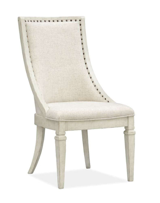 Henry & Mason - Coastal Birch Wood Dining Arm Chair w/Upholstered Seat & Back (Set of 2) - AFA00457 view 1