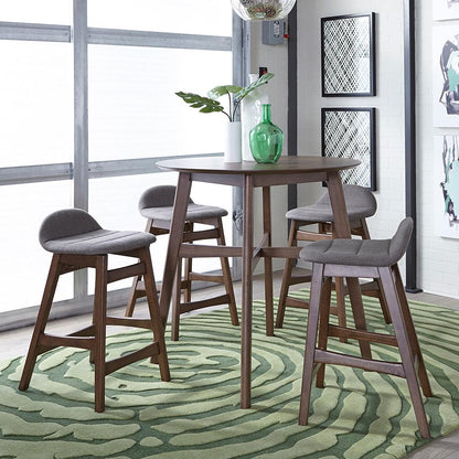 Henry & Mason - Compact Living 24 Inch Counter Chair in Satin Walnut - AFA01708 view 8