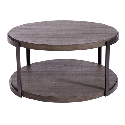 Henry & Mason - Contemporary Sight Round Cocktail Table in Gauntlet Gray - AFA04065 view 2