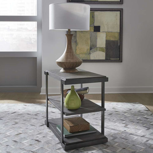 Henry & Mason - Contemporary Sight Tiered End Table in Gauntlet Gray - AFA04068 view 1