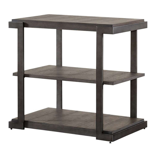 Henry & Mason - Contemporary Sight Tiered End Table in Gauntlet Gray - AFA04068 view 2