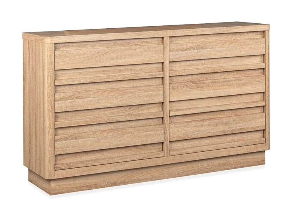 Henry & Mason  -  Crestmoor Heights Provincial Brown Double Drawer Dresser With Portrait Mirror  - AFA00803 view 2