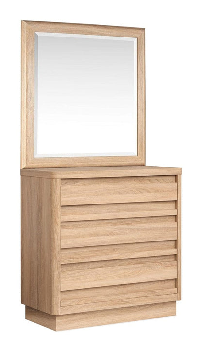 Henry & Mason  -  Crestmoor Heights Provincial Brown Single Drawer Dresser With Portrait Mirror  - AFA00812 view 1