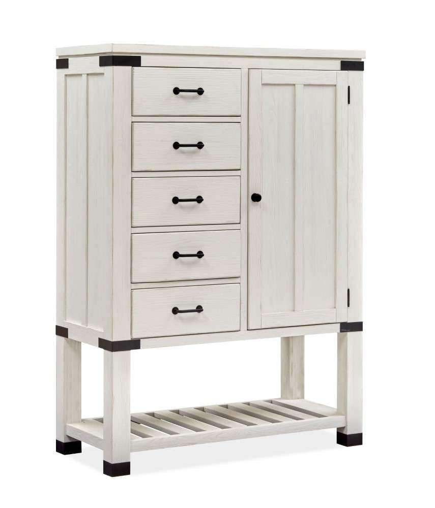 Henry & Mason - Cypress Bay Door Chest in Silo White - AFA00320 view 1
