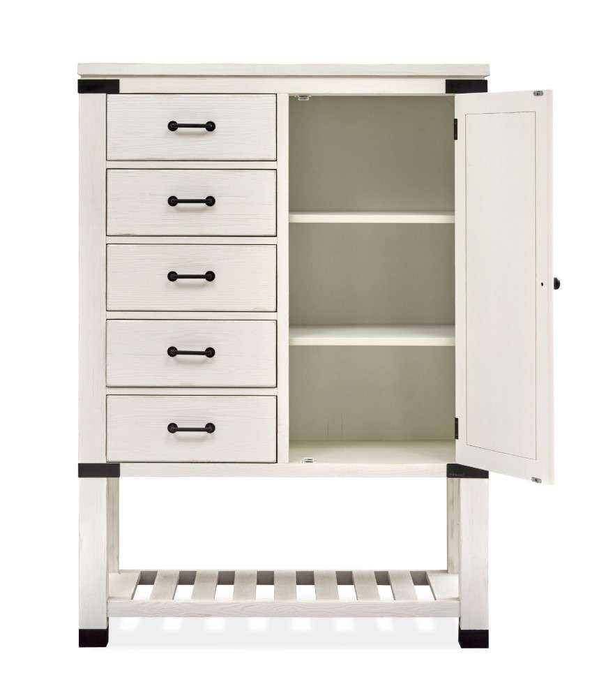 Henry & Mason - Cypress Bay Door Chest in Silo White - AFA00320 view 3