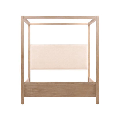 Henry & Mason - Dani Pine Wood King Canopy Bed in Light Warm Wash Finish - DV7229 veiw 2