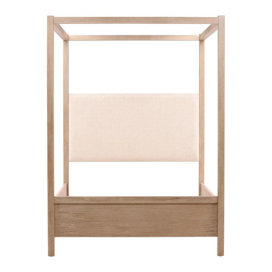 Henry & Mason - Dani Pine Wood Queen Canopy Bed in Light Warm Wash Finish - DV7230 view 2