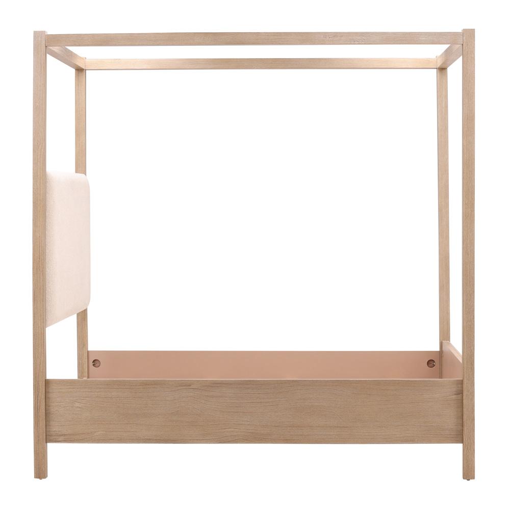 Henry & Mason - Dani Pine Wood Queen Canopy Bed in Light Warm Wash Finish - DV7230 veiw 3