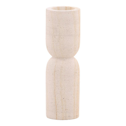 Henry & Mason - Dante Natural Palimanian Stone Candle Holder - DV7252 veiw 1