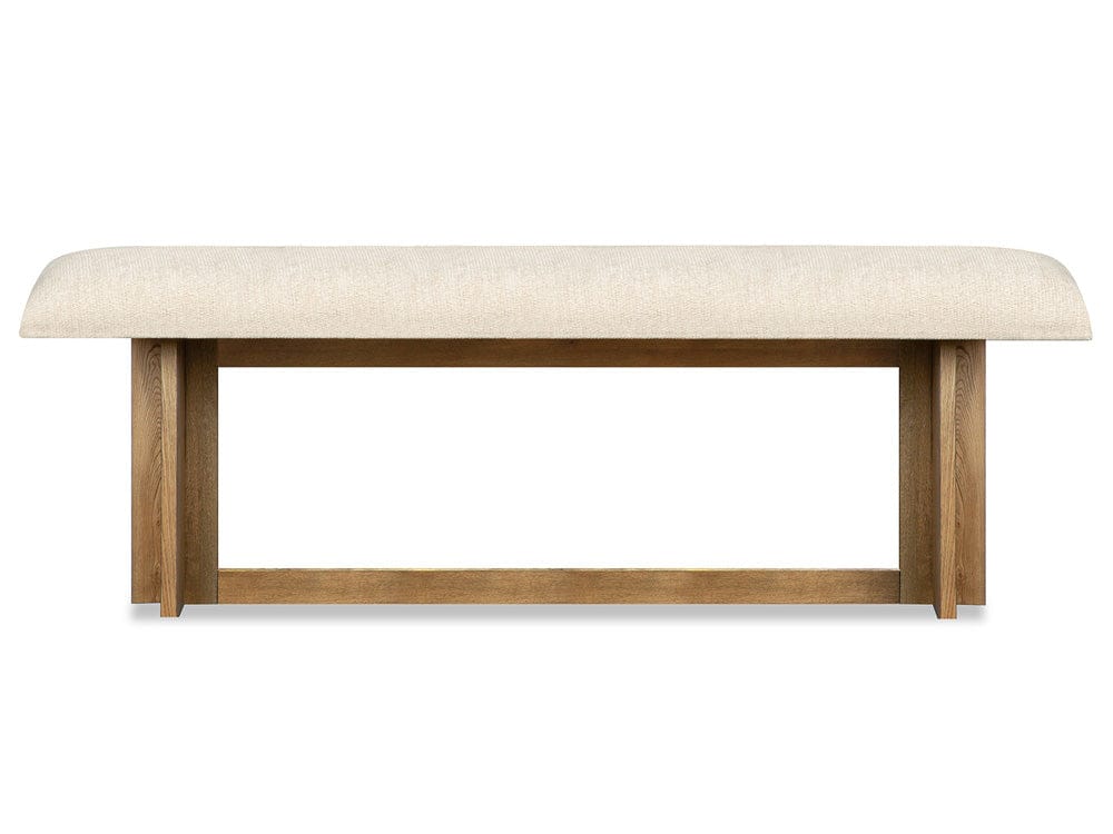 Henry & Mason  -  Darion Harvest Brown Bench  - AFA01103 view 1