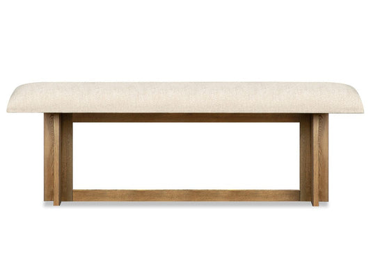 Henry & Mason  -  Darion Harvest Brown Bench  - AFA01103 view 1