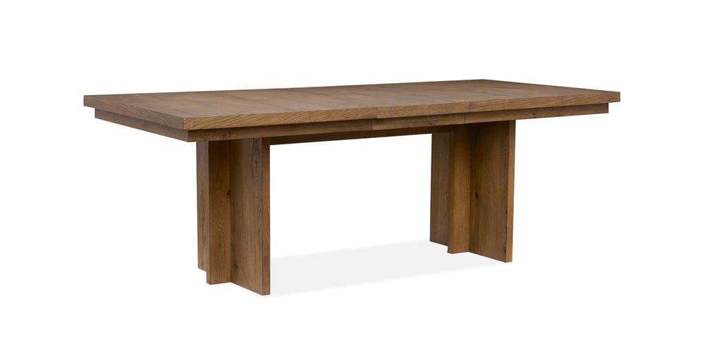 Henry & Mason  -  Darion Harvest Brown Extendable Trestle Dining Table  - AFA01105 view 4