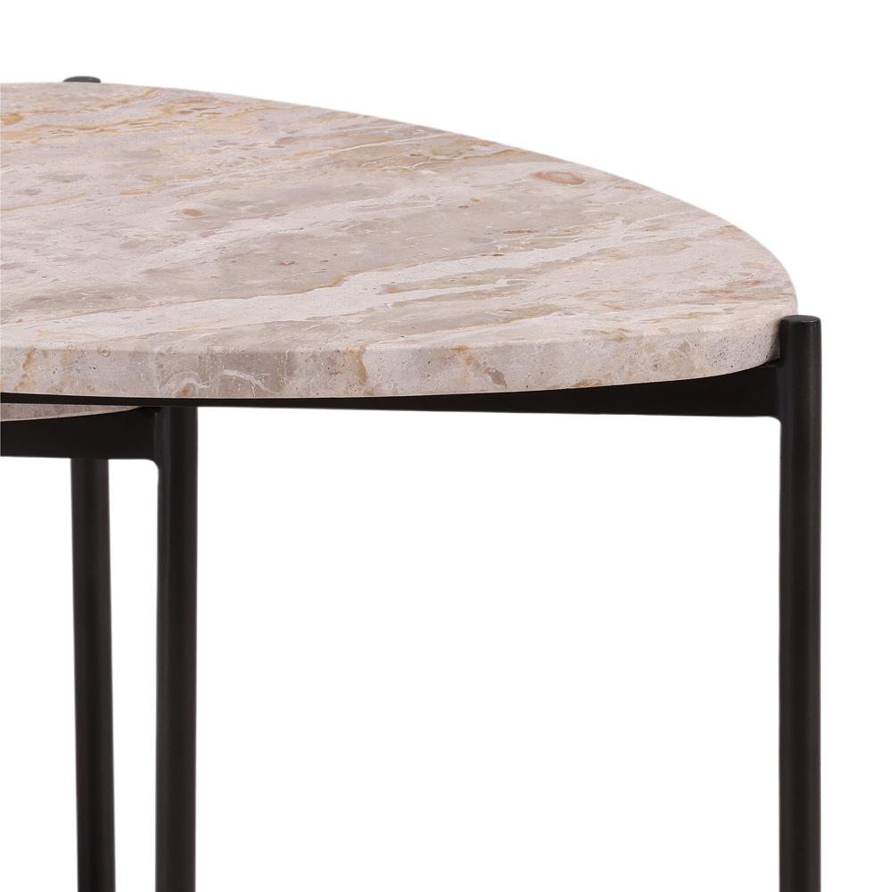 Henry & Mason - Darne Iron Nesting Tables with Natural Tendu Marble Top - DV7485 veiw 5