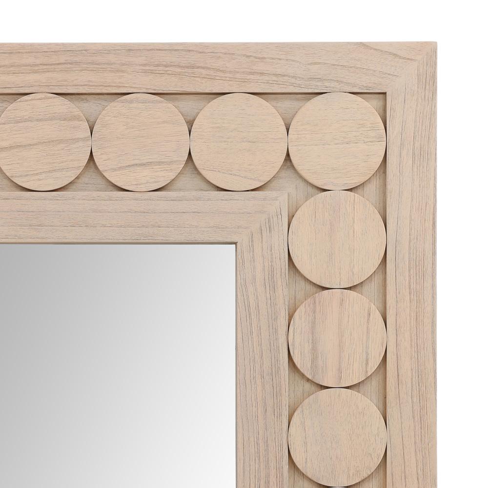 Henry & Mason - Dawson Light Natural Mindi Wood Framed Wall Mirror - DV7107 veiw 2