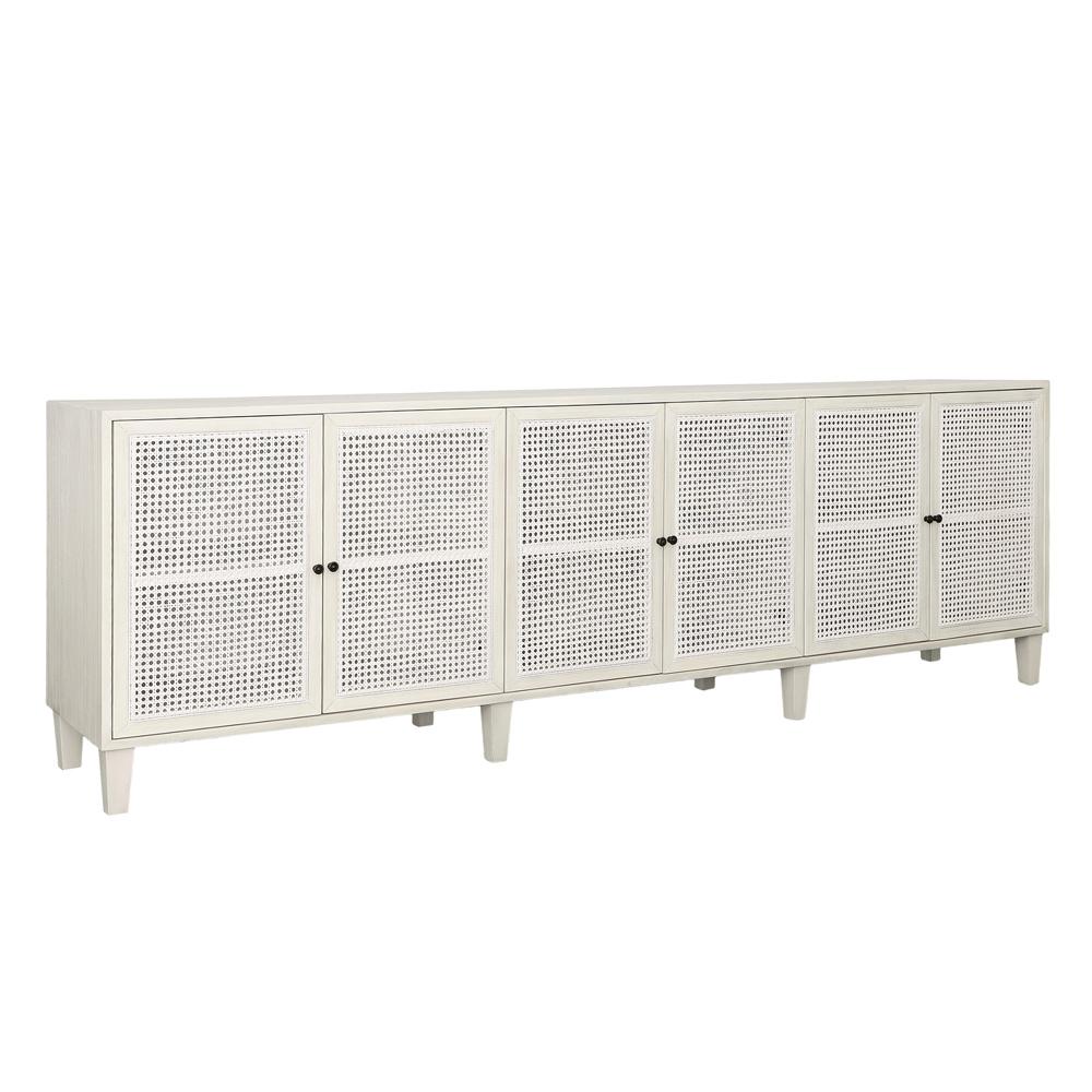 Henry & Mason - Delgado 109in Reclaimed Acacia Wood Sideboard in Whitewashed Finish - DV7199 veiw 1