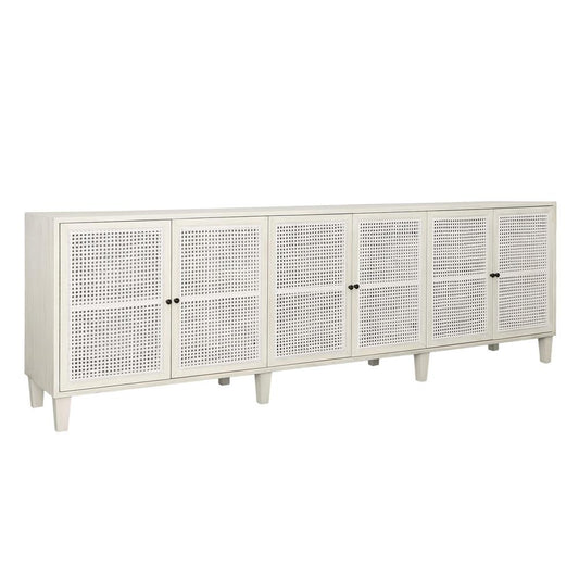 Henry & Mason - Delgado 109in Reclaimed Acacia Wood Sideboard in Whitewashed Finish - DV7199 veiw 1