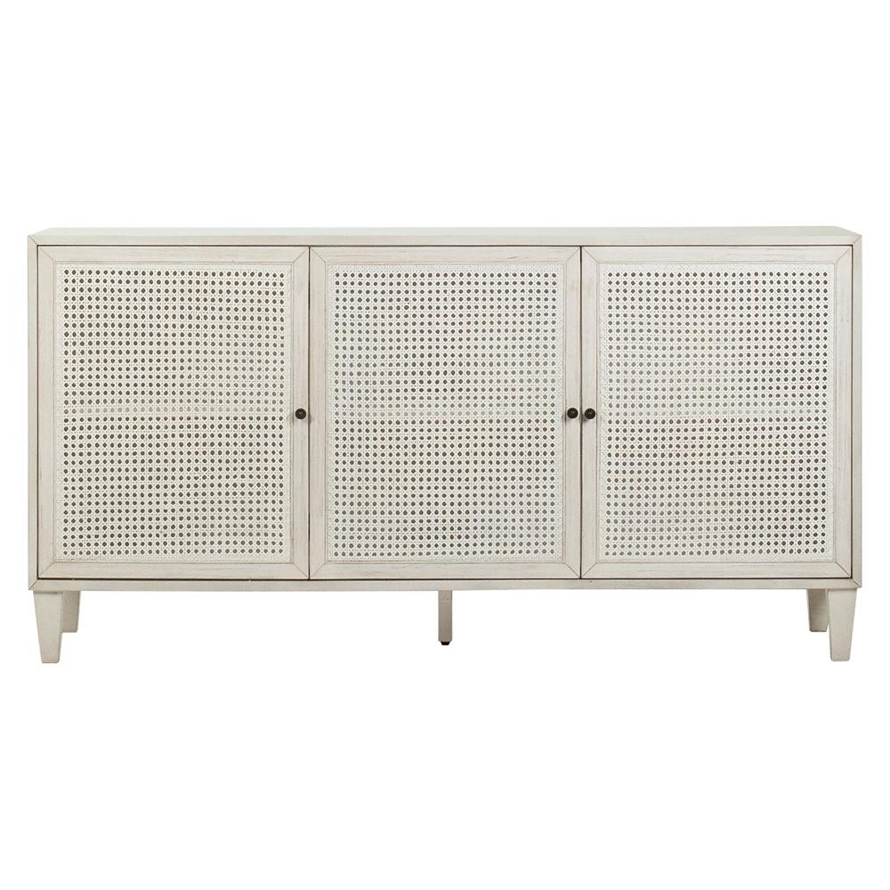 Henry & Mason - Delgado 66in Reclaimed Acacia Wood Sideboard in Whitewashed Finish - DV7198 veiw 2