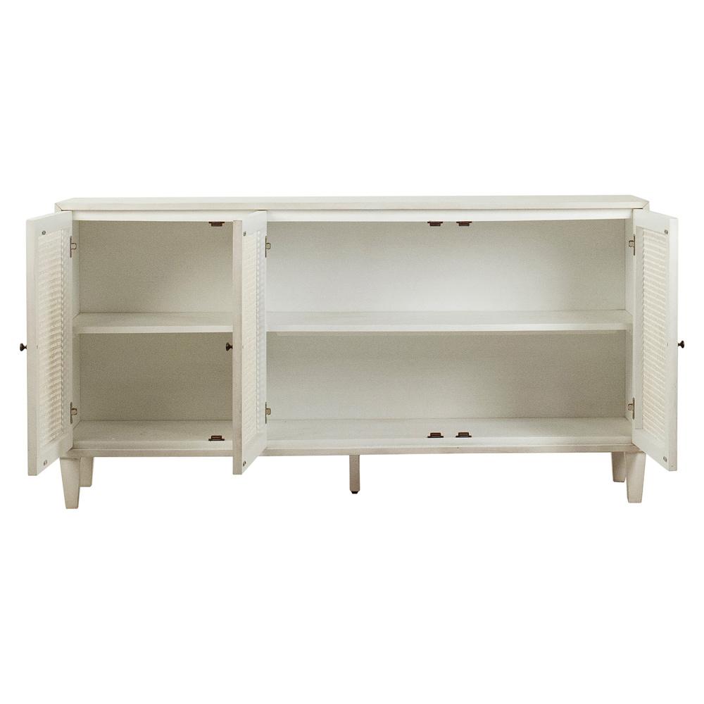 Henry & Mason - Delgado 66in Reclaimed Acacia Wood Sideboard in Whitewashed Finish - DV7198 veiw 4