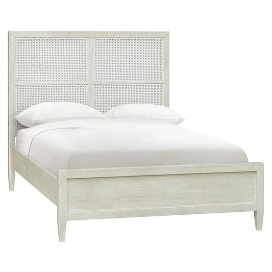 Henry & Mason - Delgado Reclaimed Acacia Wood Queen Bed in Whitewashed Finish - DV7194 view 1