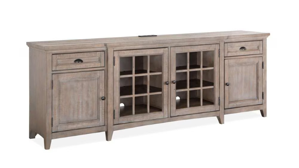 Henry & Mason - Delmere Point 90" Entertainment Console in Dovetail Grey - AFA00689 view 1
