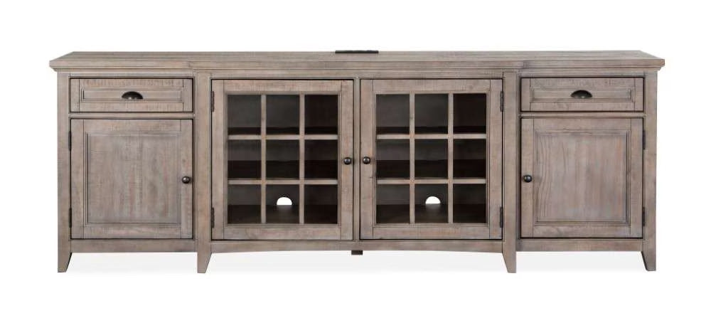 Henry & Mason - Delmere Point 90" Entertainment Console in Dovetail Grey - AFA00689 view 3