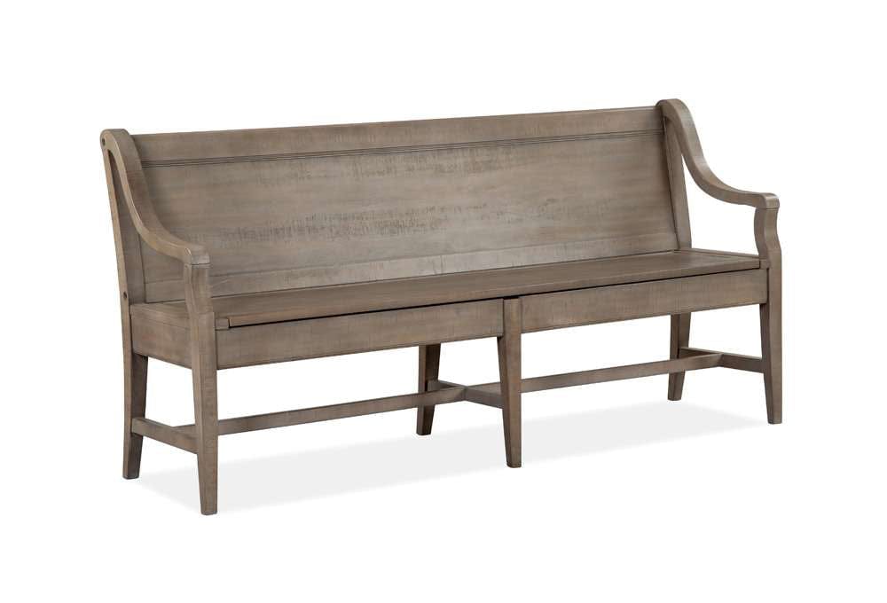 Henry & Mason - Delmere Point Bench w/Back - AFA00466 view 2