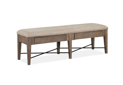 Henry & Mason - Delmere Point Bench w/Upholstered Seat - AFA00467 view 2