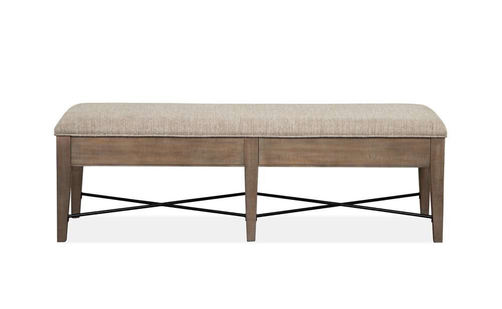 Henry & Mason - Delmere Point Bench w/Upholstered Seat - AFA00467 view 3