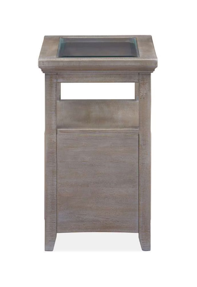 Henry & Mason - Delmere Point Chairside End Table in Dovetail Grey - AFA00693 view 4
