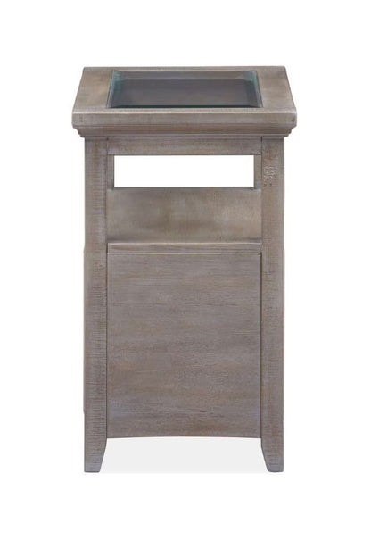 Henry & Mason - Delmere Point Chairside End Table in Dovetail Grey - AFA00693 view 4