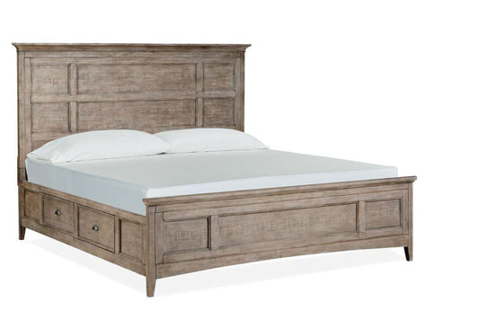 Henry & Mason - Delmere Point Complete King Panel Bed with Storage Rails - AFA00477 view 1