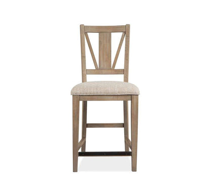 Henry & Mason - Delmere Point Counter Chair w/Upholstered Seat (Set of 2) - AFA00469 view 1