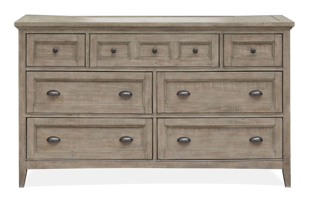 Henry & Mason  -  Delmere Point Dovetail Grey Drawer Dresser With Landscape Mirror  - AFA01155 view 4