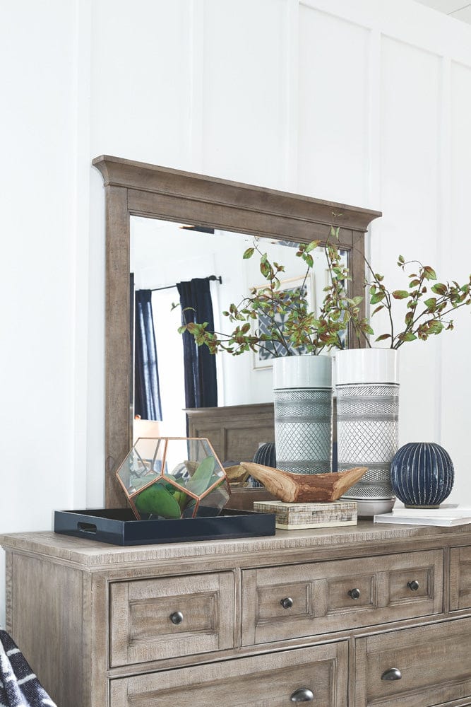 Henry & Mason  -  Delmere Point Dovetail Grey Drawer Dresser With Landscape Mirror  - AFA01155 view 7