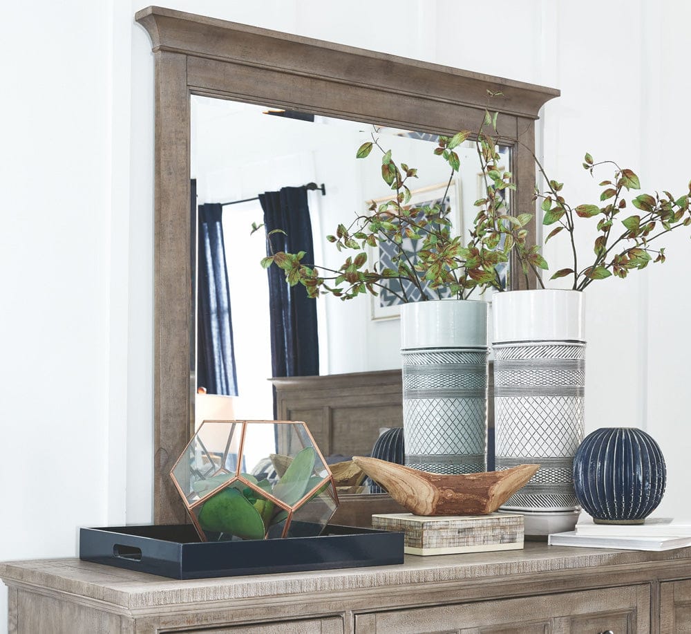 Henry & Mason  -  Delmere Point Dovetail Grey Drawer Dresser With Landscape Mirror  - AFA01155 view 8