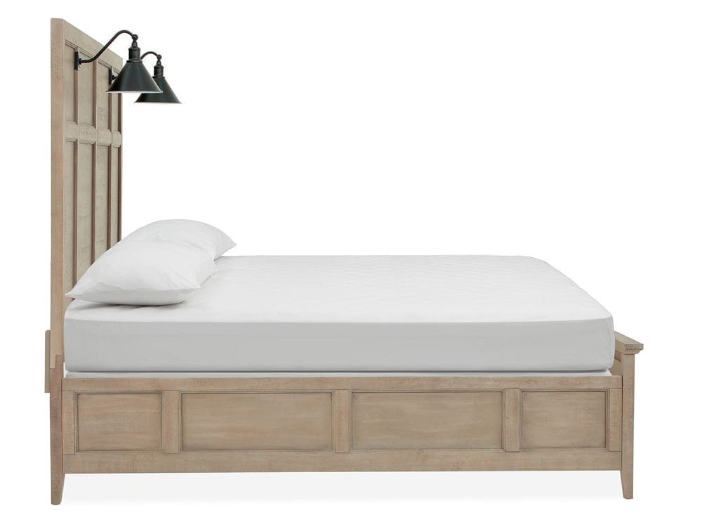 Henry & Mason  -  Delmere Point Dovetail Grey King Lamp Panel Bed  - AFA01156 view 3