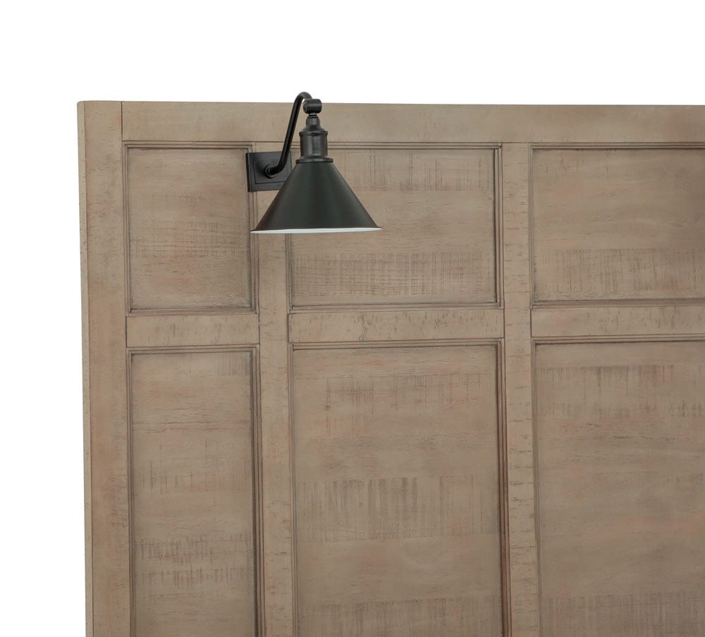 Henry & Mason  -  Delmere Point Dovetail Grey King Lamp Panel Bed  - AFA01156 view 4
