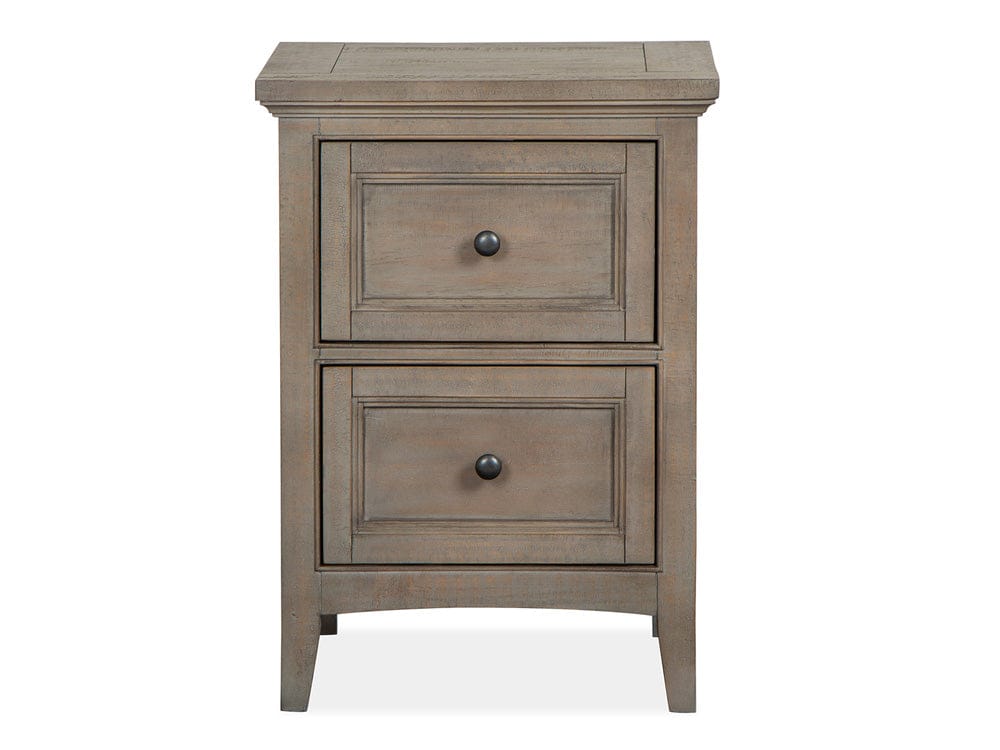 Henry & Mason  -  Delmere Point Dovetail Grey Small Drawer Nightstand  - AFA01157 view 2