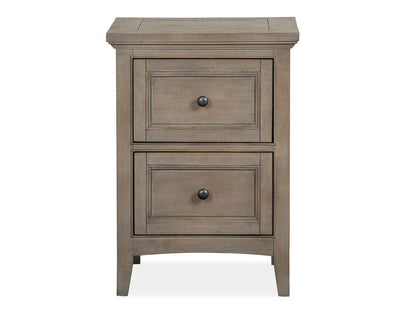 Henry & Mason  -  Delmere Point Dovetail Grey Small Drawer Nightstand  - AFA01157 view 2