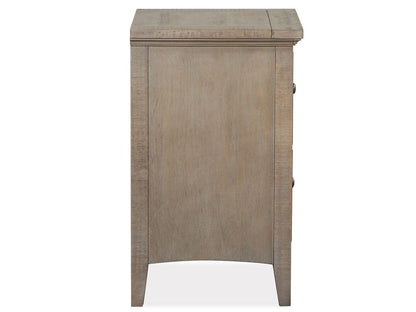 Henry & Mason  -  Delmere Point Dovetail Grey Small Drawer Nightstand  - AFA01157 view 3