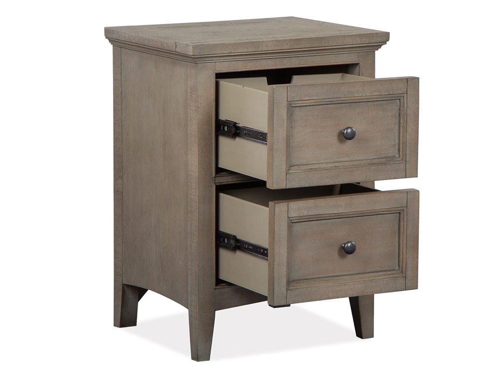 Henry & Mason  -  Delmere Point Dovetail Grey Small Drawer Nightstand  - AFA01157 view 4