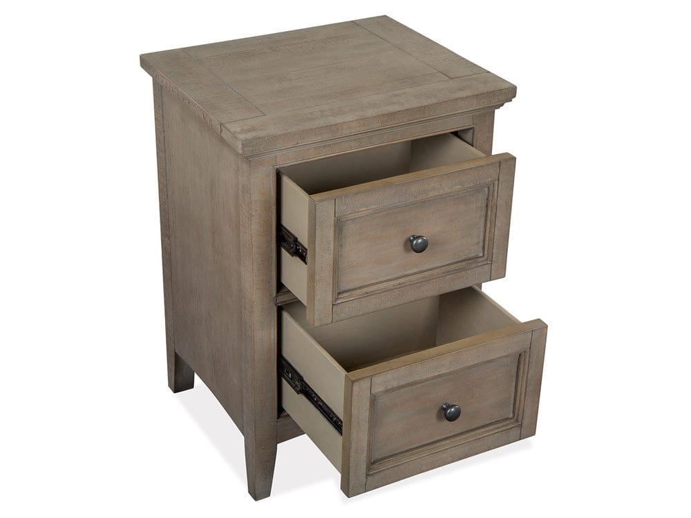 Henry & Mason  -  Delmere Point Dovetail Grey Small Drawer Nightstand  - AFA01157 view 5