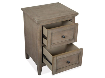 Henry & Mason  -  Delmere Point Dovetail Grey Small Drawer Nightstand  - AFA01157 view 5