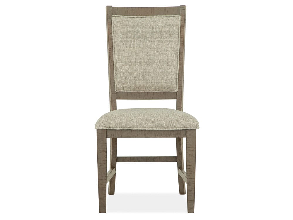 Henry & Mason  -  Delmere Point Dovetail Grey Step Upholstered Side Chair (Set of 2)  - AFA01158 view 2
